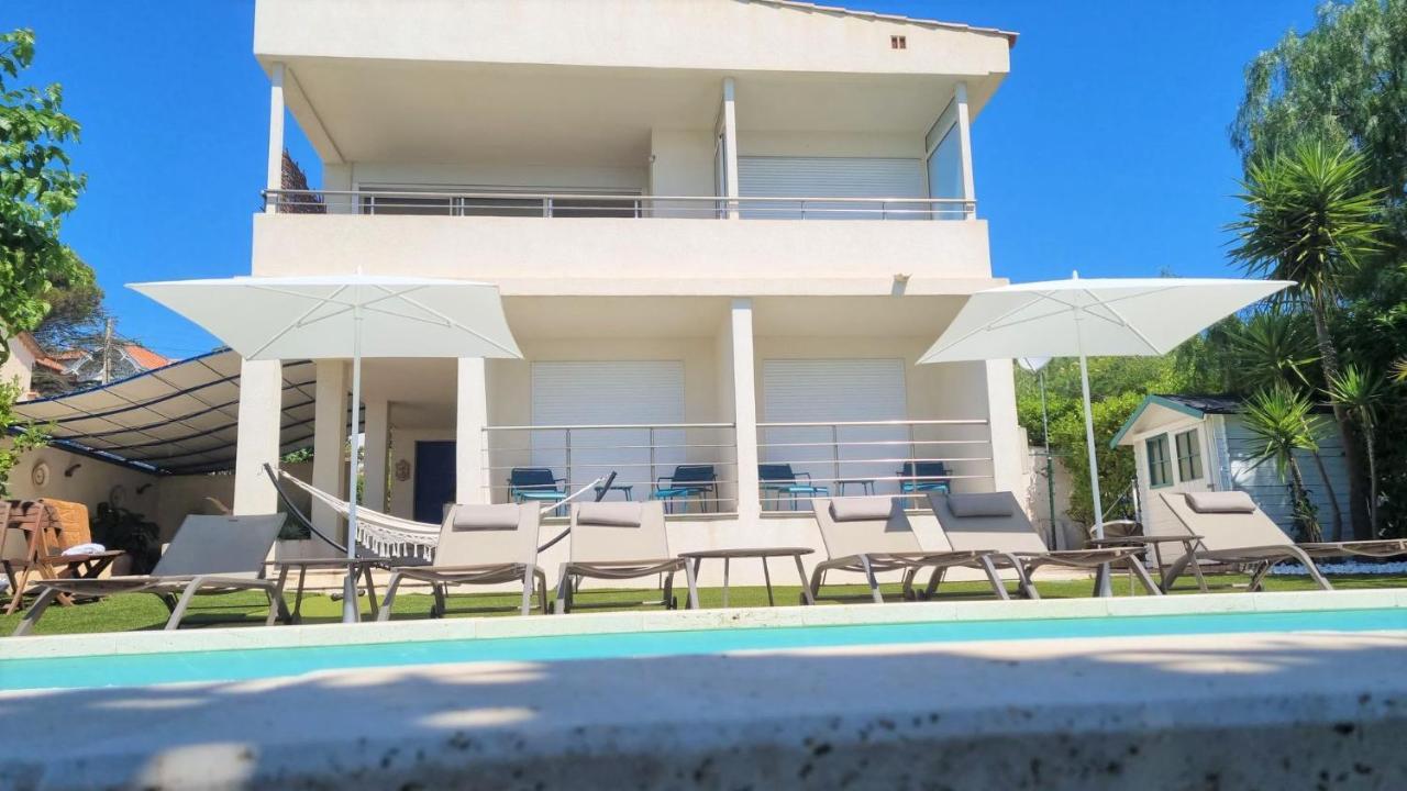 Villa Montfleuri, vue mer, piscine, 8 pers, centre-ville Sainte-Maxime Extérieur photo