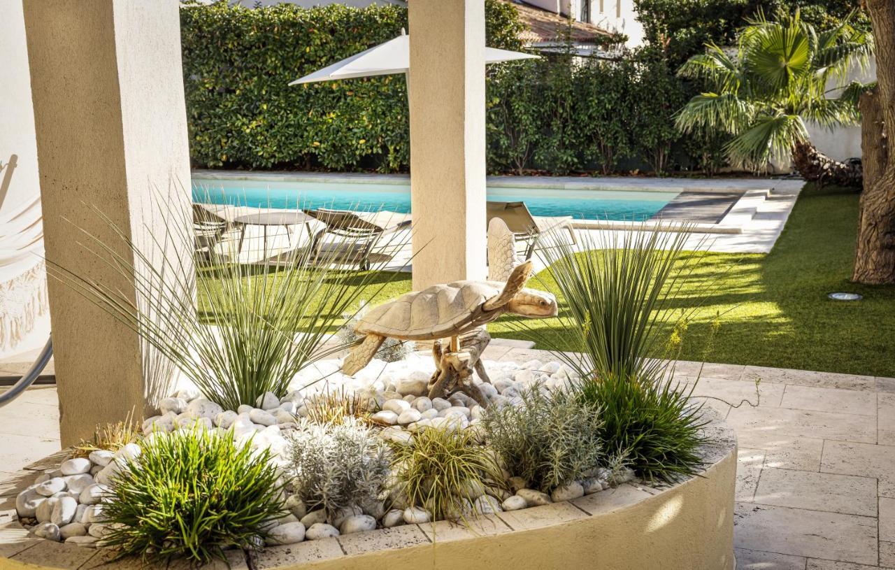 Villa Montfleuri, vue mer, piscine, 8 pers, centre-ville Sainte-Maxime Extérieur photo