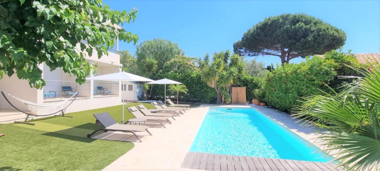 Villa Montfleuri, vue mer, piscine, 8 pers, centre-ville Sainte-Maxime Extérieur photo