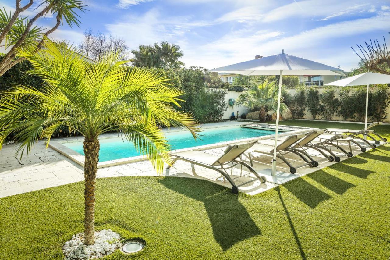 Villa Montfleuri, vue mer, piscine, 8 pers, centre-ville Sainte-Maxime Extérieur photo