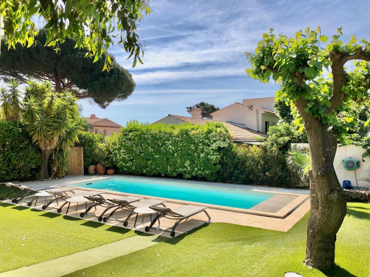 Villa Montfleuri, vue mer, piscine, 8 pers, centre-ville Sainte-Maxime Extérieur photo